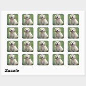 Liebe Golden Retriever Puppy Docking Stickers (Blatt)