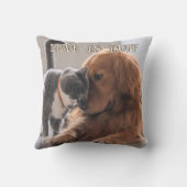 Liebe Golden Retriever Vater Hund Lover Vatertag Kissen (Rückseite)