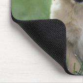 Liebe Golden Retriever Welpe Hund Grüngras Mousepad (Ecke)