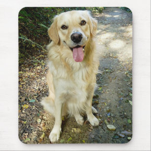 Liebe Golden Retriever Welpe Hund Mauspad