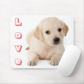 Liebe Golden Retriever Welpe Hund Mousepad (Mit Mouse)