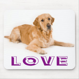 Liebe Golden Retriever Welpen Hund Mauspad