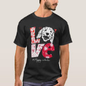 Liebe Goldendoodale Hunde Liebhaber Valentine T-Shirt (Vorderseite)