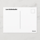 Liebe Goldendoodles Postkarte (Rückseite)