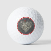 Liebe Golf Ball (Vorderseite)