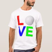 Liebe Golf - Golf T - Shirt (Vorderseite)