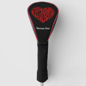 Liebe Golf Headcover (Vorderseite)