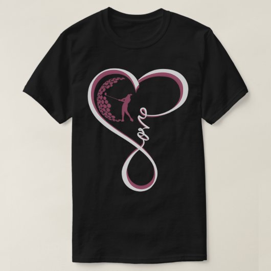 Liebe Golf Heart T-Shirt (Design vorne)