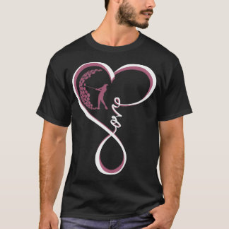 Liebe Golf Heart T-Shirt