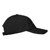 Liebe Golf Heartbeat Symbol Bestickte Baseballkappe (Rechts)