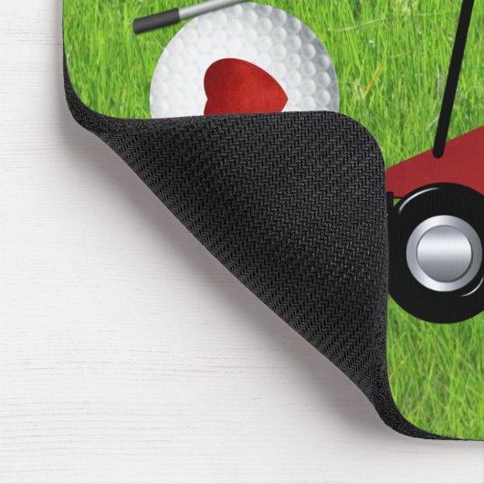 Liebe-Golf Mousepad (Ecke)