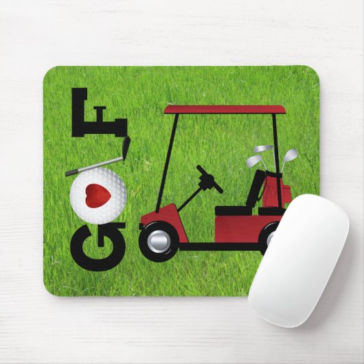 Liebe-Golf Mousepad (Mit Mouse)