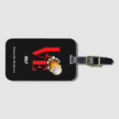 Liebe Golf Personalisiert Sports Gepäckanhänger (Vorderseite (Horizontal))