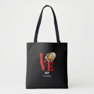 Liebe Golf Personalisierte Schultertasche Tasche