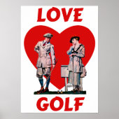 Liebe Golf Poster (Vorne)