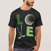 Liebe Golf T-Shirt (Vorderseite)