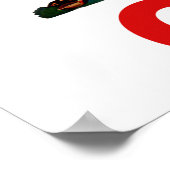 Liebe Golf Vintag Print Poster (Ecke)