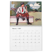 Liebe Golf - Vintager Golfkalender Kalender (Feb 2027)