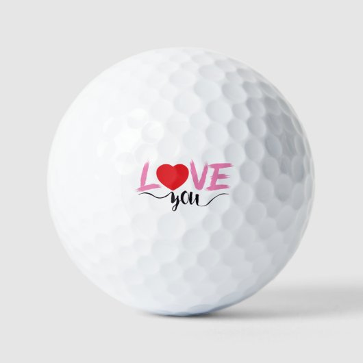 Liebe Golfball (Vorderseite)