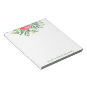 Liebe Gott, atmen Sie Ihr Leben Grüne Notepad. Notizblock (angewinkelt)