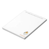 Liebe Gott, danke Bird Notepad Notizblock (Rotiert)