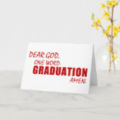 Liebe Gott, ein Wort. ABSCHLUSS. Amen. Karte (Gelbe Blume)