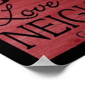 Liebe Gott, Liebe deine Nachbargalaten 5:14 Poster (Ecke)