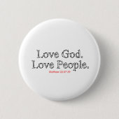 Liebe-Gott-Liebe-Leute Button (Vorderseite)