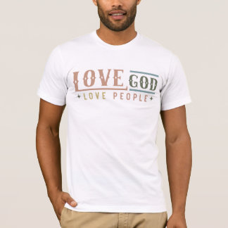 Liebe Gott Liebe Menschen T-Shirt