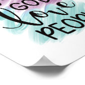 Liebe Gott, Liebe Poster (Ecke)
