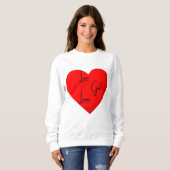 Liebe Gott Lieben Sweatshirt (Vorne ganz)