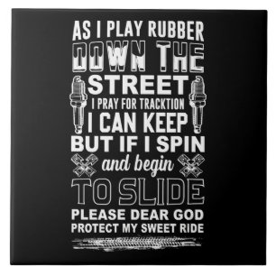 Liebe Gott schütze mein süßes Fahrradgeschenk Fliese