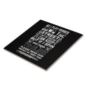 Liebe Gott schütze mein süßes Fahrradgeschenk Fliese (Seite)