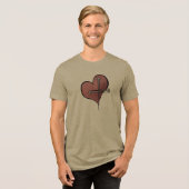 Liebe Gott Tri-Blend Shirt (Vorderseite voll)