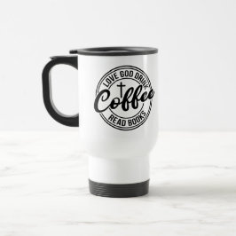Liebe Gott Trinke Kaffee Lies Bücher Reisebecher