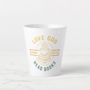 Liebe Gott trinken Kaffee Bücher lesen Liebe Vinta Milchtasse