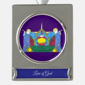 Liebe Gottes Banner Ornament