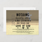 Liebe Gottes Zitat und Schrift Postkarte (Vorne/Hinten)