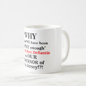 Liebe Gov. DeSantis Dimwit Gov. Murphy Kaffeetasse (VorderseiteRechts)