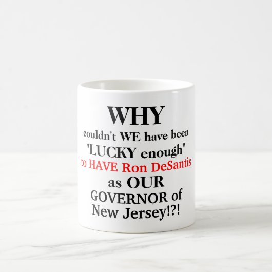 Liebe Gov. DeSantis Dimwit Gov. Murphy Kaffeetasse (Mittel)