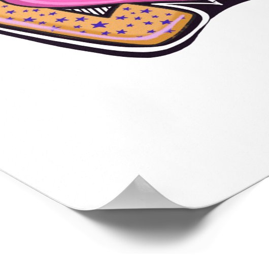 Liebe Graffiti Art Poster (Ecke)