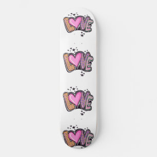 Liebe Graffiti Art Skateboard