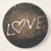 Liebe Graffiti Getränkeuntersetzer (Vorne)
