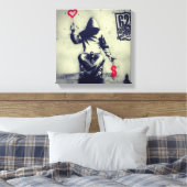 Liebe Graffiti Leinwanddruck (Insitu (Schlafzimmer))