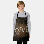 Liebe Graffiti Schürze (Getragen)