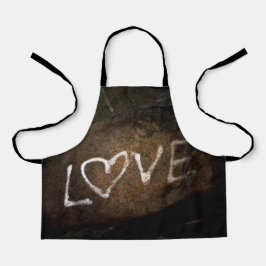Liebe Graffiti Schürze