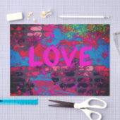 Liebe Graffiti Tissue Paper Seidenpapier (Handwerk)