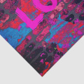 Liebe Graffiti Tissue Paper Seidenpapier (Ausschnitt)