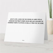 Liebe Graffiti Wandkunst. Karte (Rückseite)