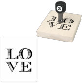 LIEBE Grafik Gummistempel (Stempel)